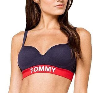 Tommy Hilfiger Women's Seamless Logo Lounge Bralette Bra NEW